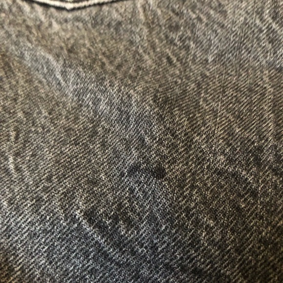 Women’s American Eagle Outfitters Washed Black Baggy Jean denim size 00 short - Picture 14 of 14